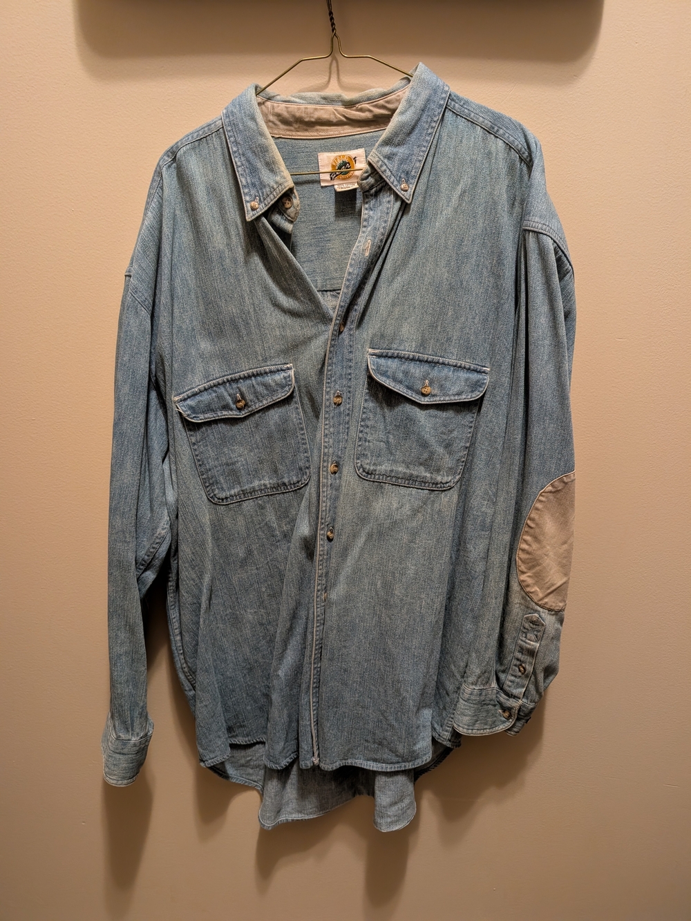 Vintage Light Blue Denim Shirt Jacket - Field Gear